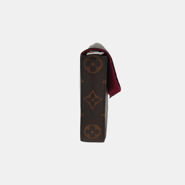 Authenticated pre-owned Félicie Monogram Coated Canvas Brown - Shoulder Bag at Looply
