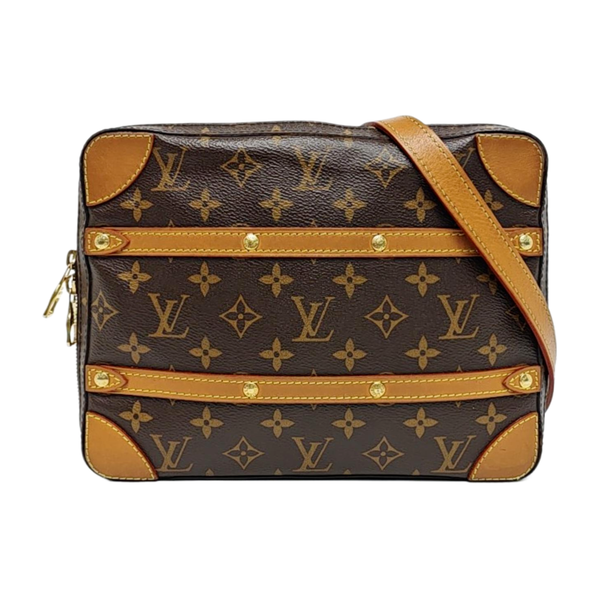 SOFT TRUNK PM Monogram Coated Canvas Brown