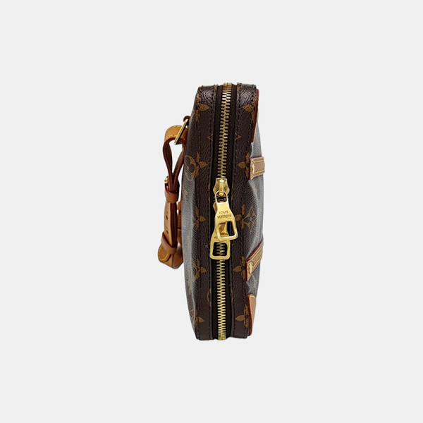 SOFT TRUNK PM Monogram Coated Canvas Brown