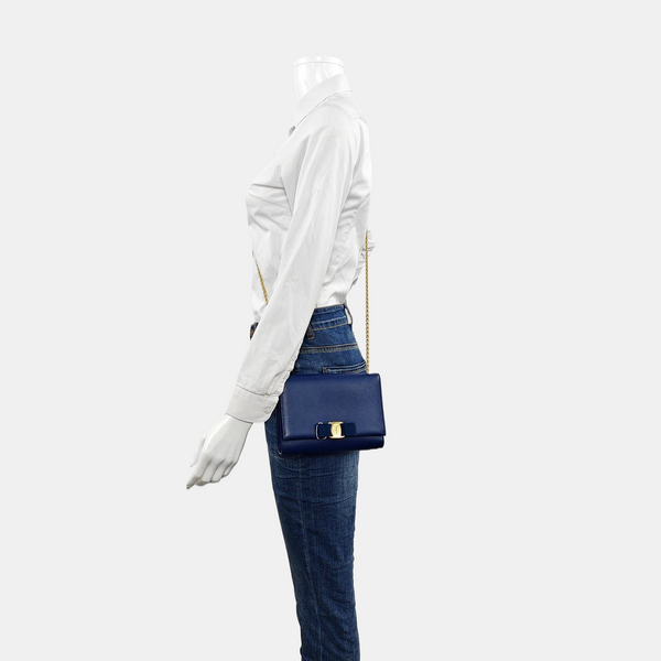 Ginny Calfskin Blue
