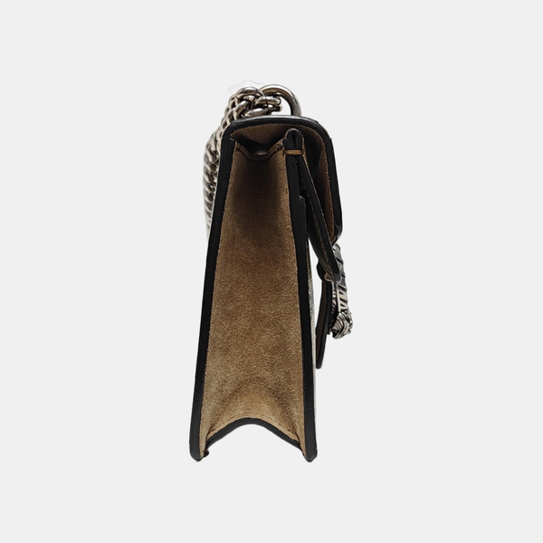 Dionysus Mini Monogram Coated Canvas Beige