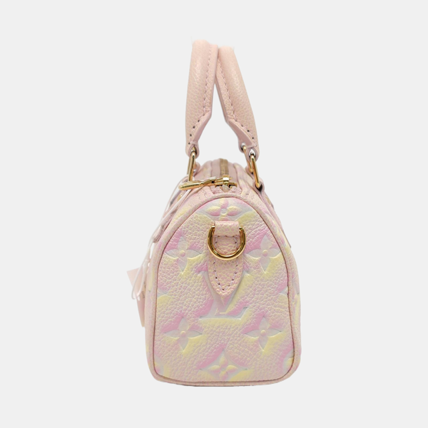 SPEEDY Nano Monogram Calfskin Pink