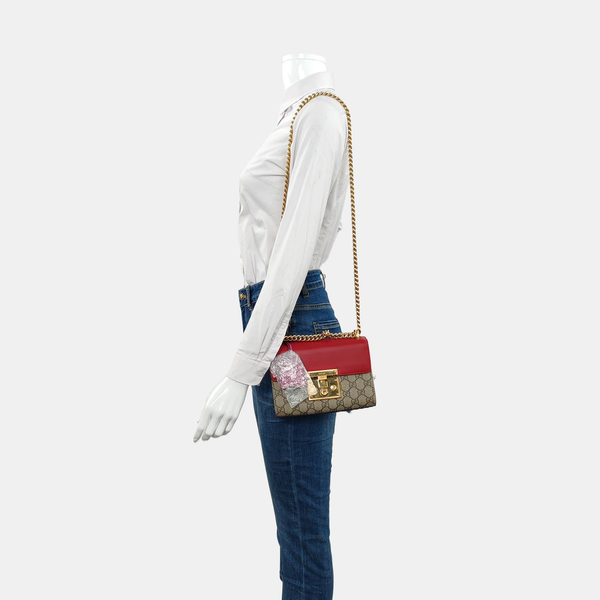 Authenticated pre-owned Padlock Small Monogram Coated Canvas Multicolor - Shoulder Bag at Looply