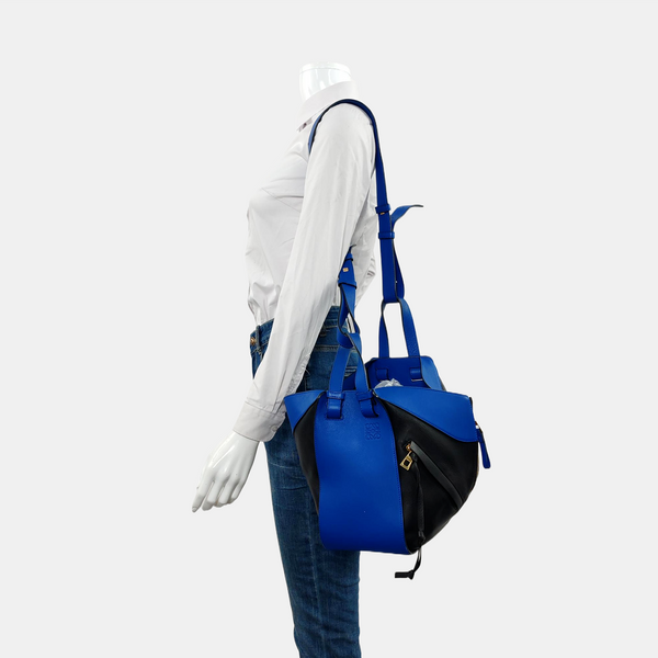 Authenticated pre-owned Hammock Small Calfskin Blue - Shoulder Bag at Looply