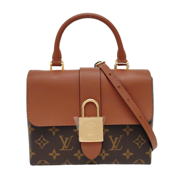 Authenticated pre-owned Locky BB Monogram Coated Canvas Brown - Shoulder Bag at Looply