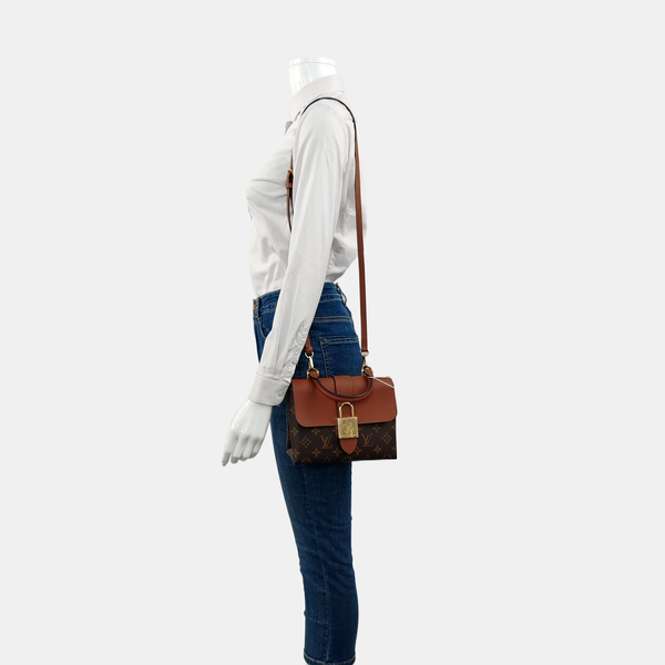 Authenticated pre-owned Locky BB Monogram Coated Canvas Brown - Shoulder Bag at Looply