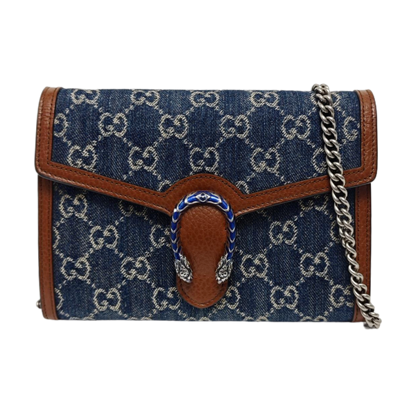 Dionysus Mini Monogram Denim Blue