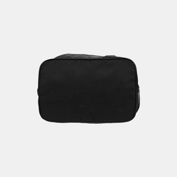 Fabric Top Handle Bag Black