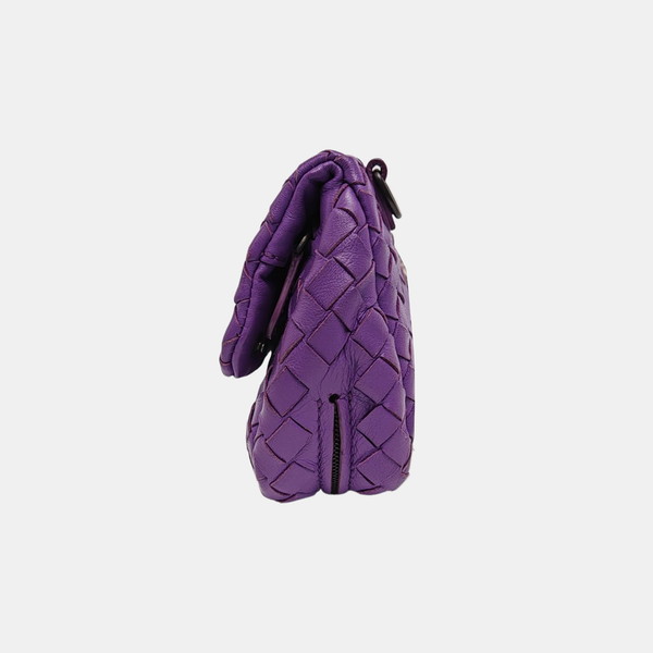 Authenticated pre-owned Olimpia Lambskin Purple - Shoulder Bag at Looply