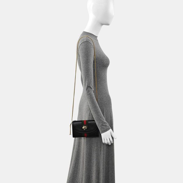 Authenticated pre-owned Rajah Mini Calfskin Black - Shoulder Bag at Looply