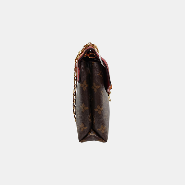 Authenticated pre-owned Pallas Monogram Coated Canvas Brown - Shoulder Bag at Looply