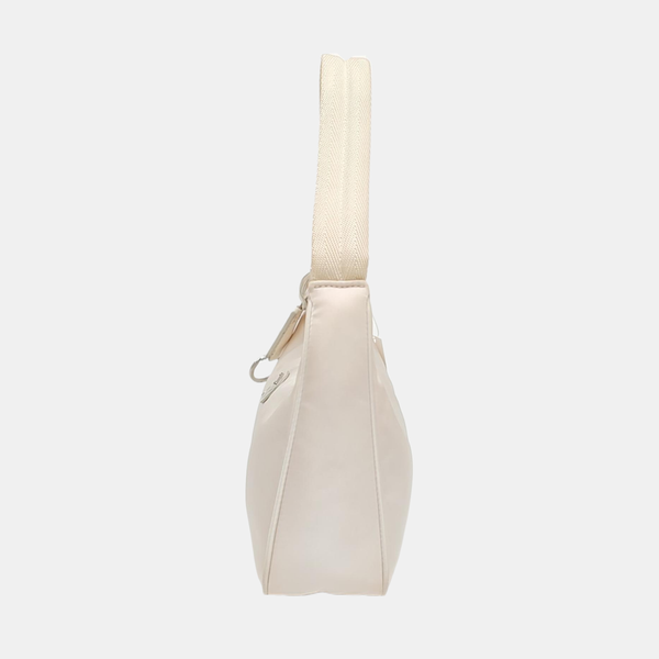 Authenticated pre-owned Re-Edition2000 Mini Nylon White - Top Handle Bag at Looply