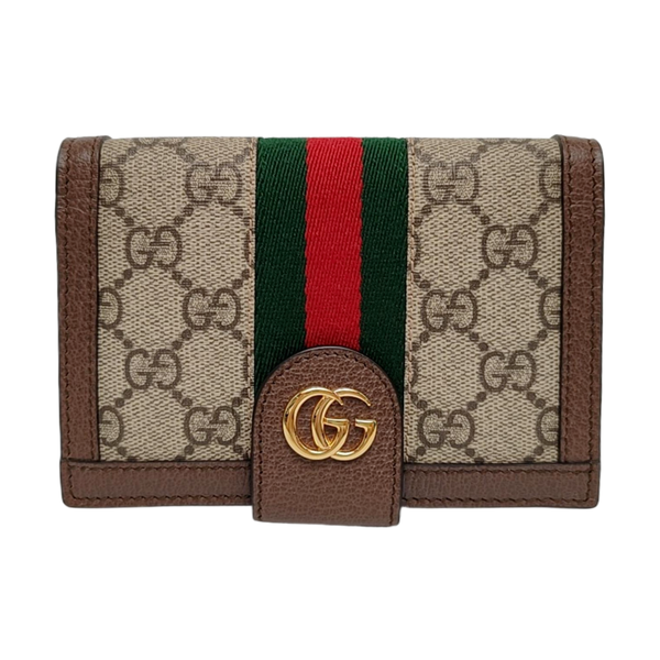 Authenticated pre-owned Ophidia Monogram Coated Canvas Beige Wallet - Wallet at Looply
