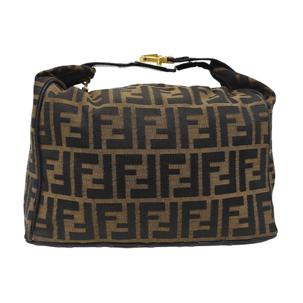 Canvas Top Handle Bag Brown