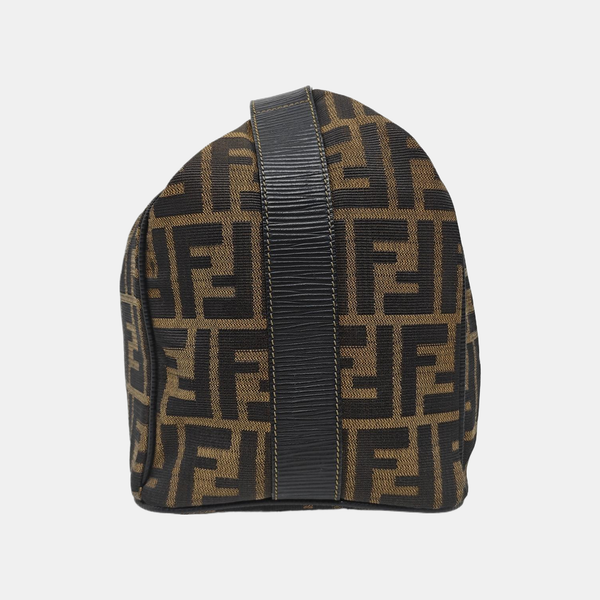 Canvas Top Handle Bag Brown