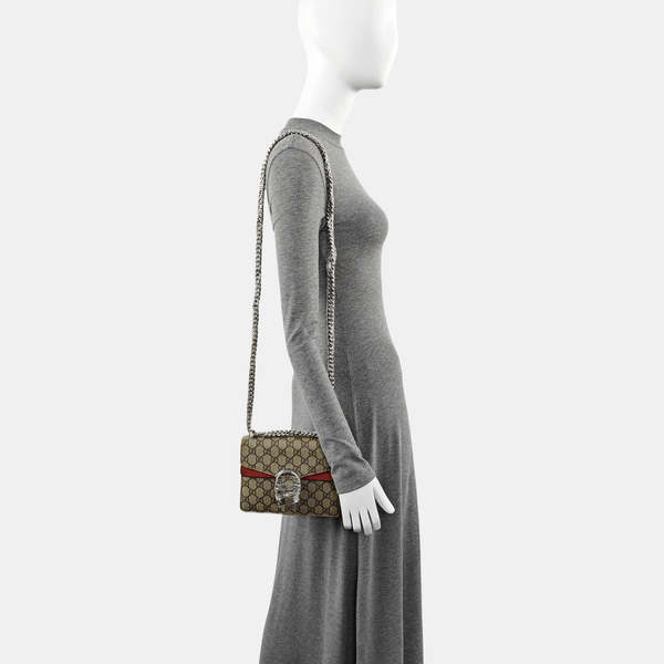 Authenticated pre-owned Dionysus Super Mini Monogram Coated Canvas Beige - Shoulder Bag at Looply