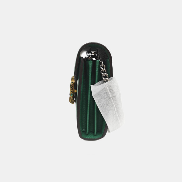 Authenticated pre-owned Dionysus Super Mini Calfskin Green - Shoulder Bag at Looply