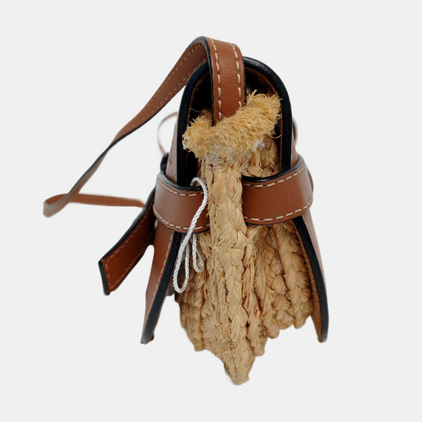 Authenticated pre-owned Gate Calfskin Brown - Crossbody Bag at Looply