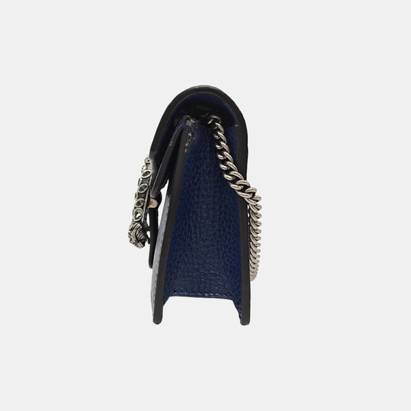 Authenticated pre-owned Dionysus Super Mini Calfskin Blue - Crossbody Bag at Looply