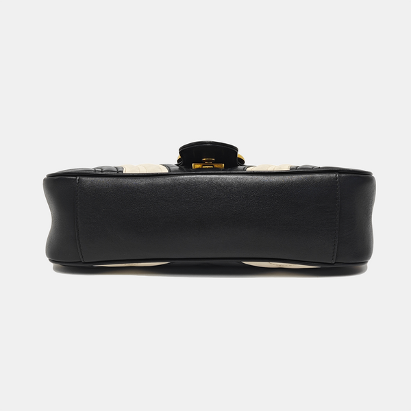 Authenticated pre-owned GG Marmont Medium Calfskin Multicolor - Crossbody Bag at Looply