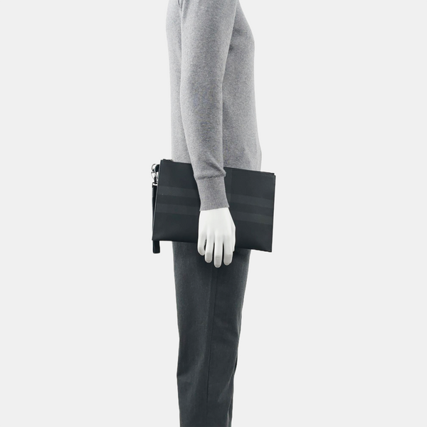 Large Coated Canvas Gray
