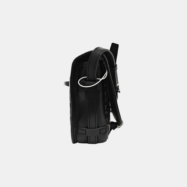 Belvedere Coated Canvas Black