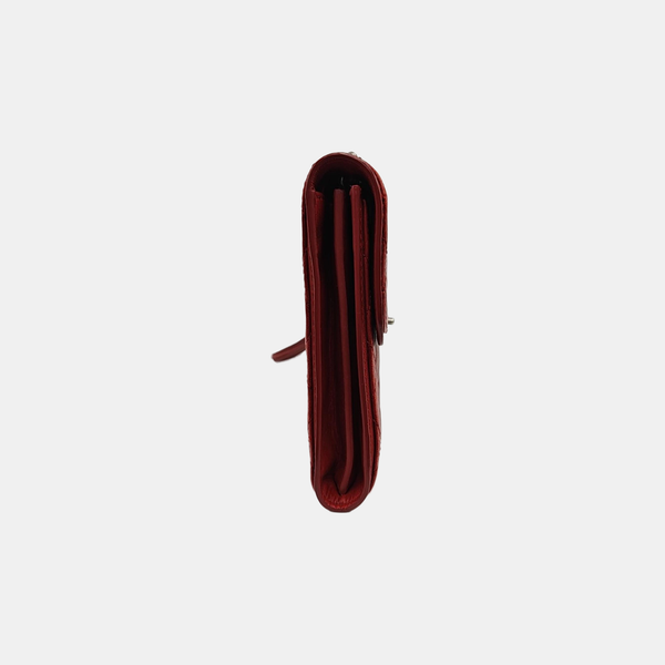 Authenticated pre-owned Classic Flap Quilted Lambskin Red - Shoulder Bag at Looply