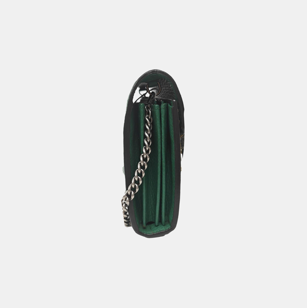 Authenticated pre-owned Dionysus Super Mini Calfskin Green - Crossbody Bag at Looply