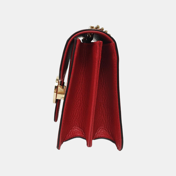 Authenticated pre-owned Interlocking G Small Calfskin Red - Crossbody Bag at Looply