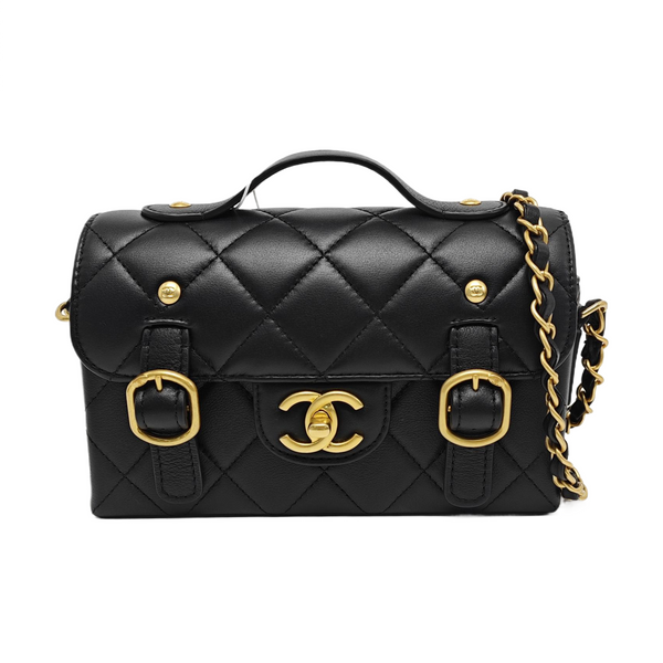 Quilted Calfskin Black