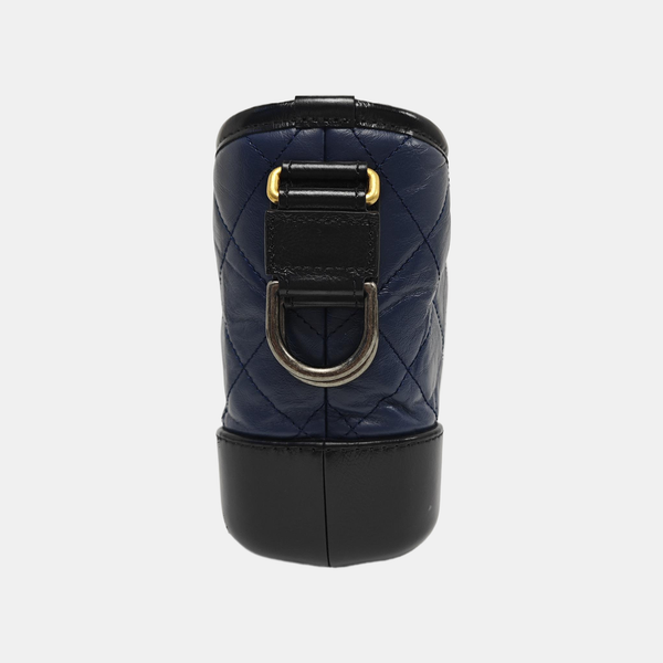 Authenticated pre-owned Gabrielle Quilted Calfskin Blue - Crossbody Bag at Looply