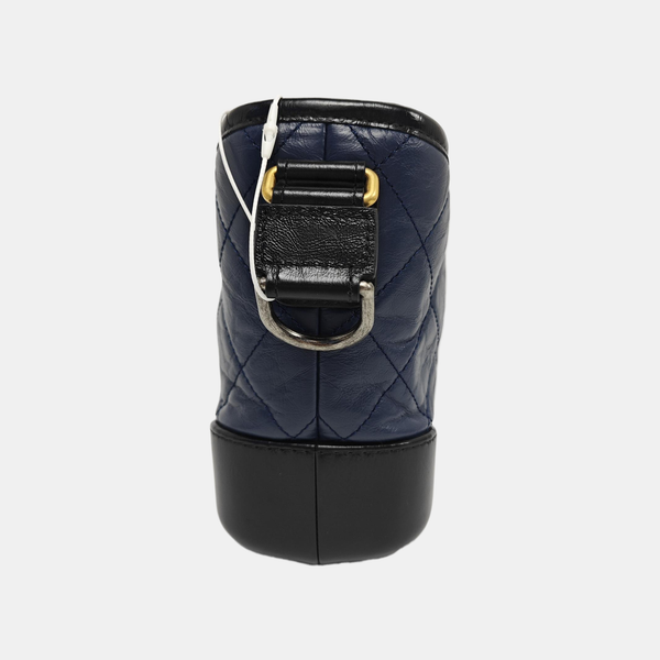 Authenticated pre-owned Gabrielle Quilted Calfskin Blue - Crossbody Bag at Looply