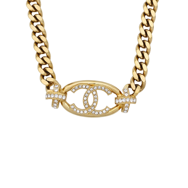 Authenticated pre-owned Gold-Tone Metal Necklace - Necklace at Looply