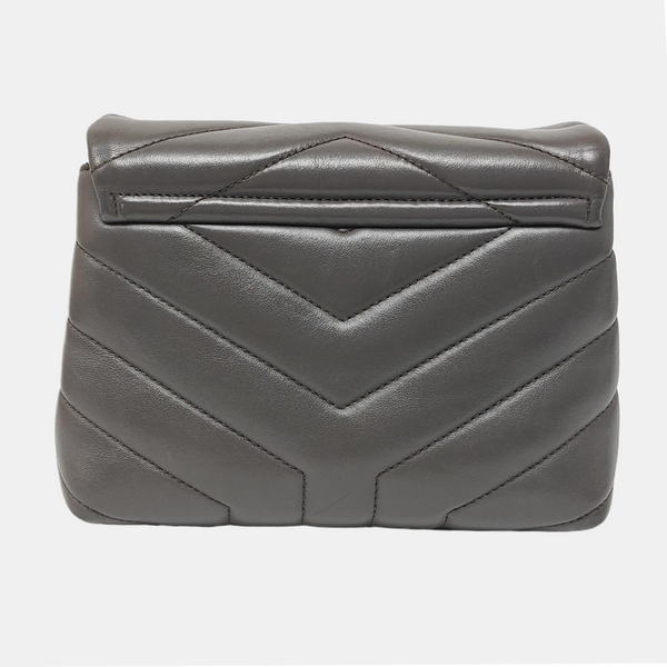 LOULOU Extra Small Quilted Calfskin Gray