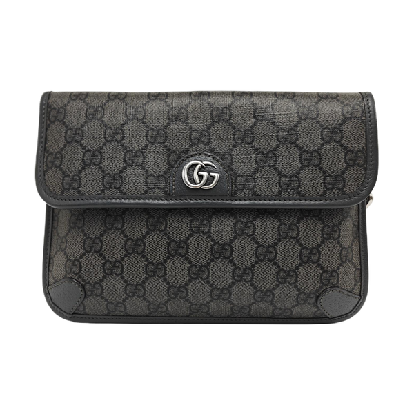 Authenticated pre-owned Ophidia Small Monogram Canvas Gray - Belt Bag at Looply