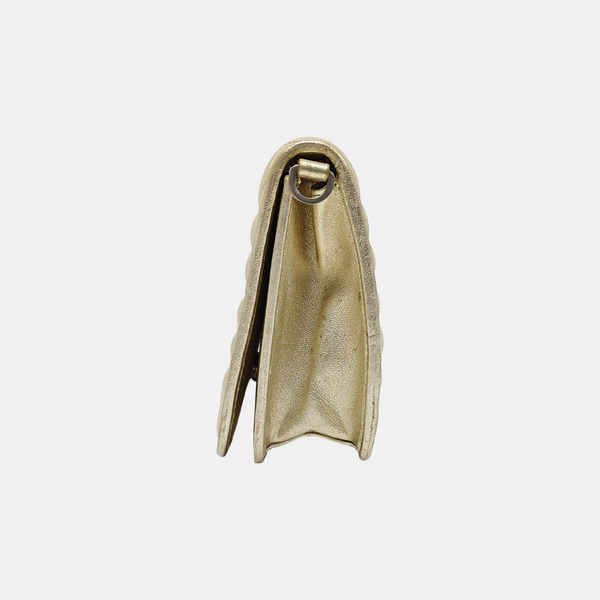 Authenticated pre-owned Diagramme Lambskin Beige - Crossbody Bag at Looply