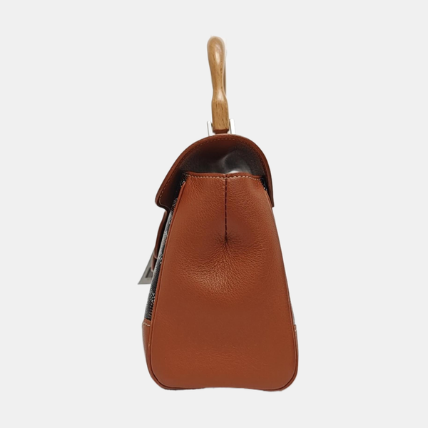 Authenticated pre-owned Saïgon Mini Coated Canvas Brown - Shoulder Bag at Looply