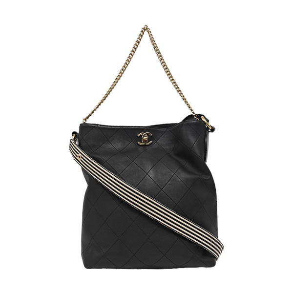 Quilted Calfskin Black