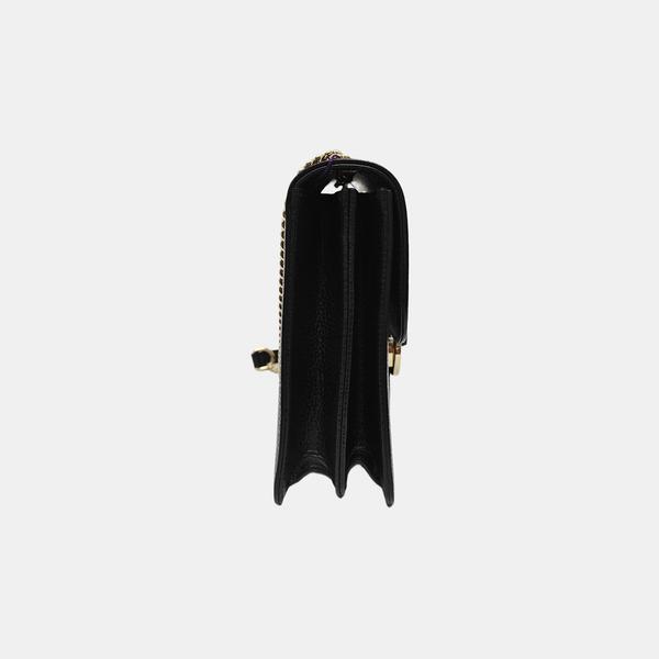 Authenticated pre-owned Interlocking G Large Calfskin Black - Shoulder Bag at Looply