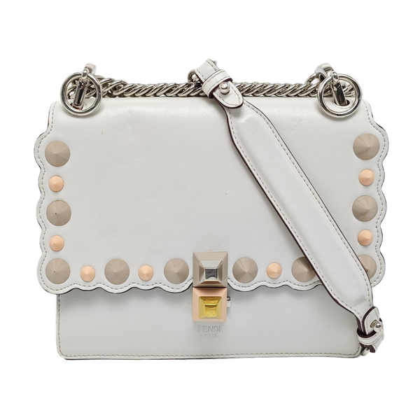 Kan I Mini Calfskin White