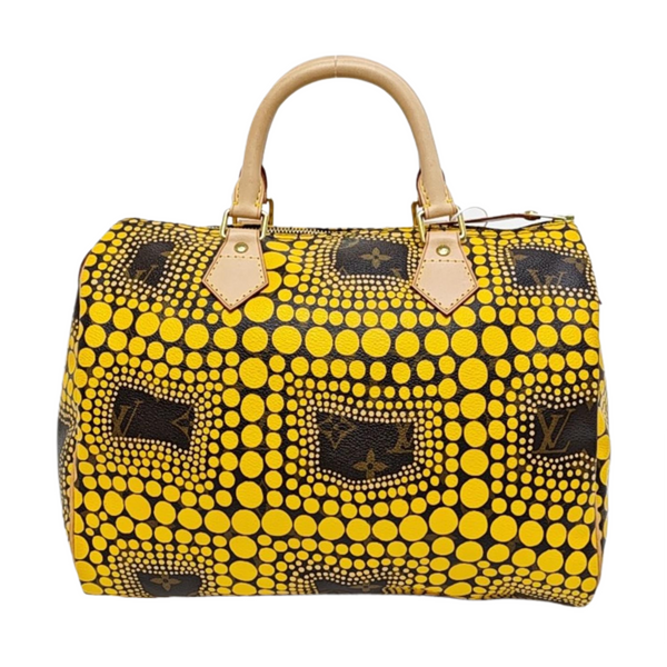 SPEEDY 30 Monogram Coated Canvas Yellow