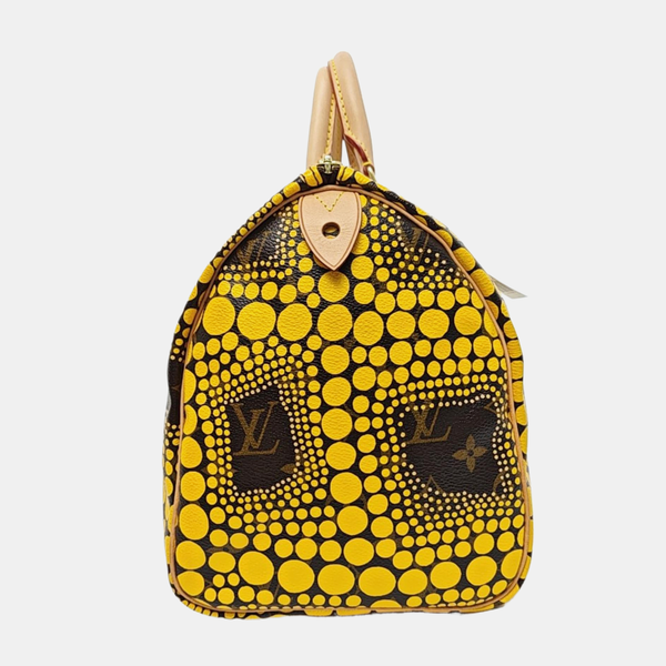 SPEEDY 30 Monogram Coated Canvas Yellow