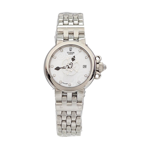 26mm White Automatic Watch
