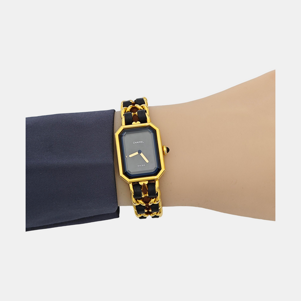 Première 20mm Black Quartz Watch