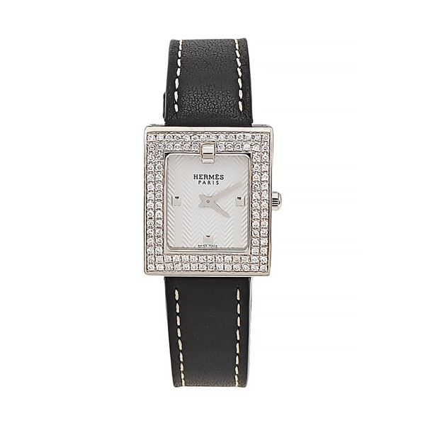21.7mm White Quartz Watch