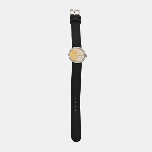 D de Dior Rose Céleste 25mm Gold Quartz Watch