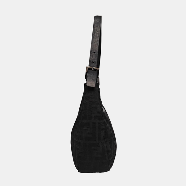 Canvas Top Handle Bag Black