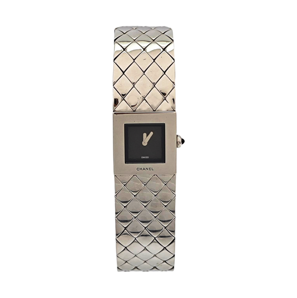 Matelasse 19mm Black Quartz Watch