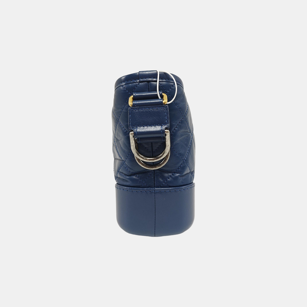 GABRIELLE Small Quilted Calfskin Blue