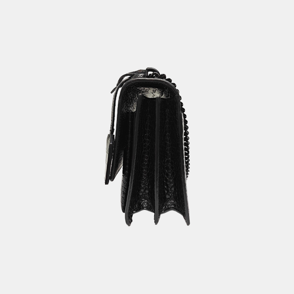 SUNSET Medium Calfskin Black